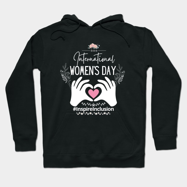 International Women's Day 2024 Inspire Inclusion Hoodie by vintage-corner